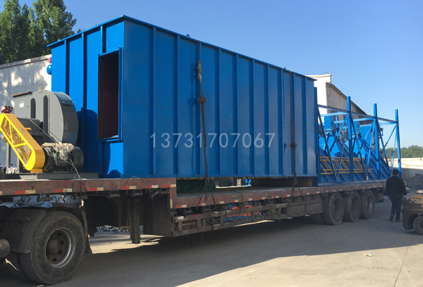 山（shān）東（dōng）梁山掛車廠定購的噴砂房布袋除塵器已發貨