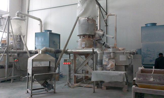 河北雄（xióng）縣PVC混料機、擠出機除塵係統除塵器已交付（fù）使用