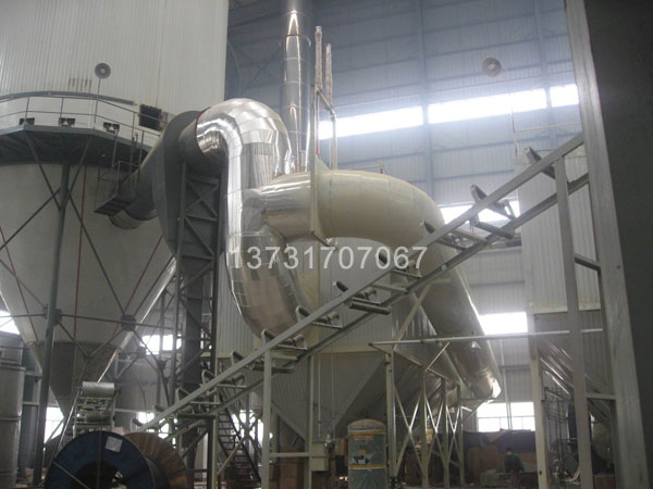 陶瓷廠兩台噴霧幹燥塔(tǎ)布袋除塵器試車投產 陶瓷廠兩台噴霧幹燥塔布(bù)袋除塵器試車投產