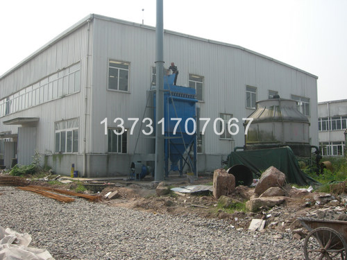 天津新型建材（cái）廠砂光（guāng）機除塵器（qì）安（ān）裝完畢